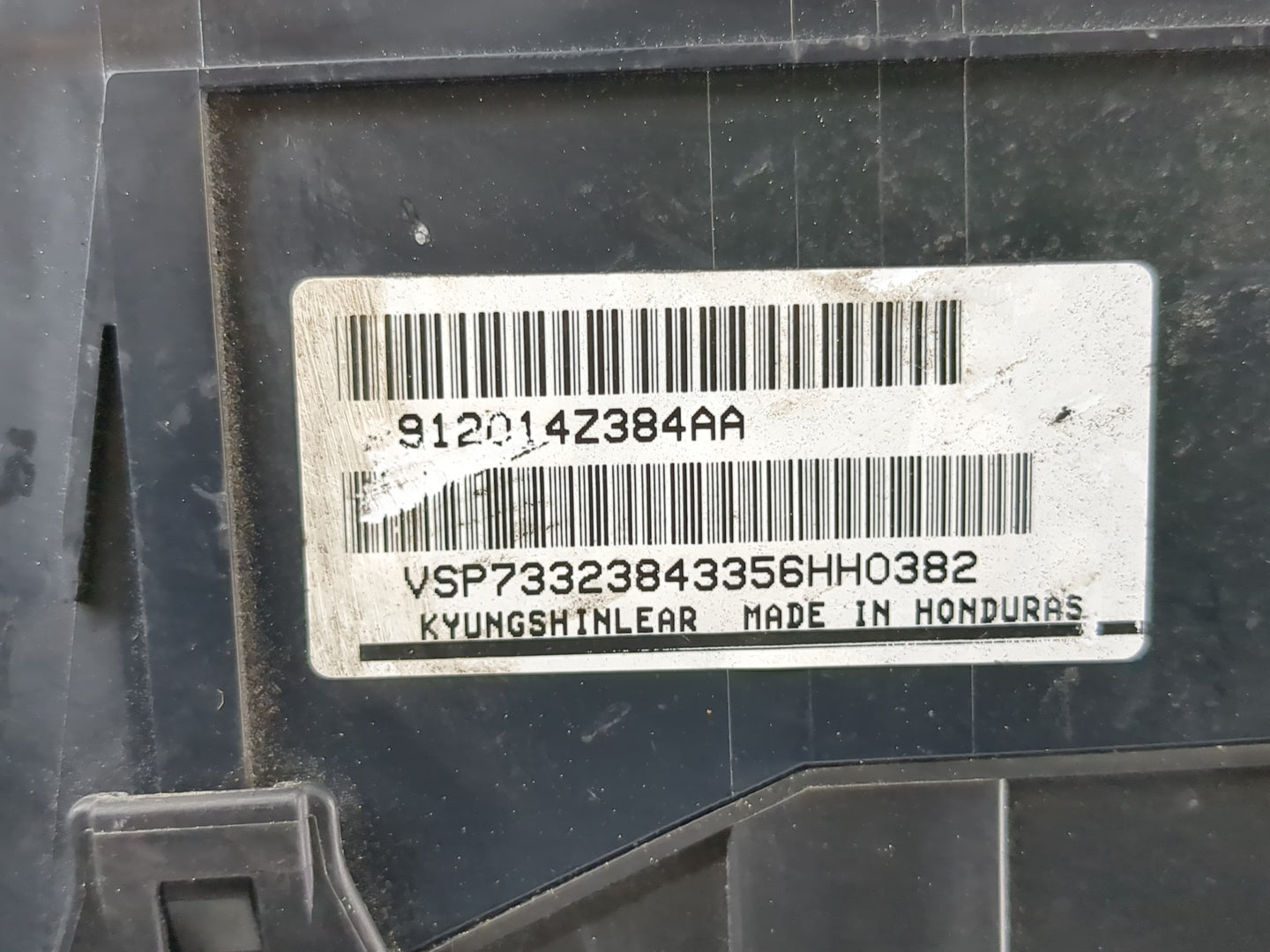 2017 Hyundai Santa Fe Fusebox Fuse Box Panel Relay Module P/N:912014Z384AA Fits OEM Used Auto Parts - Oemusedautoparts1.com