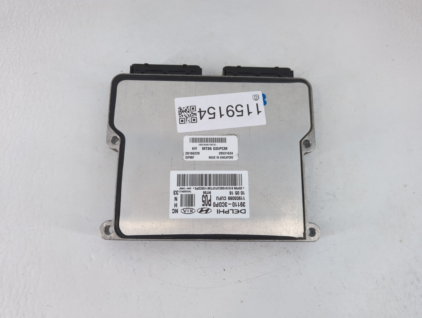 2017 Hyundai Santa Fe PCM Engine Control Computer ECU ECM PCU OEM P/N:39110-3CDP0 Fits OEM Used Auto Parts - Oemusedautopart