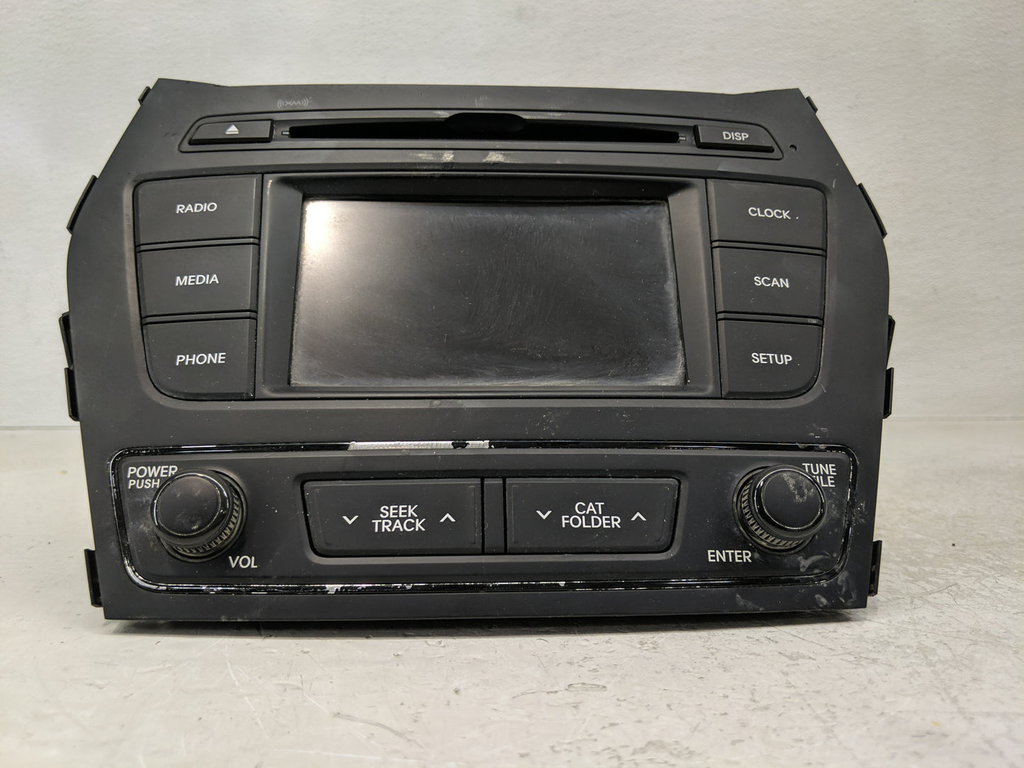 2017-2018 Hyundai Santa Fe Radio AM FM Cd Player Receiver Replacement P/N:96180-4Z6004X 96160-4Z004X Fits Fits 2017 2018 OEM