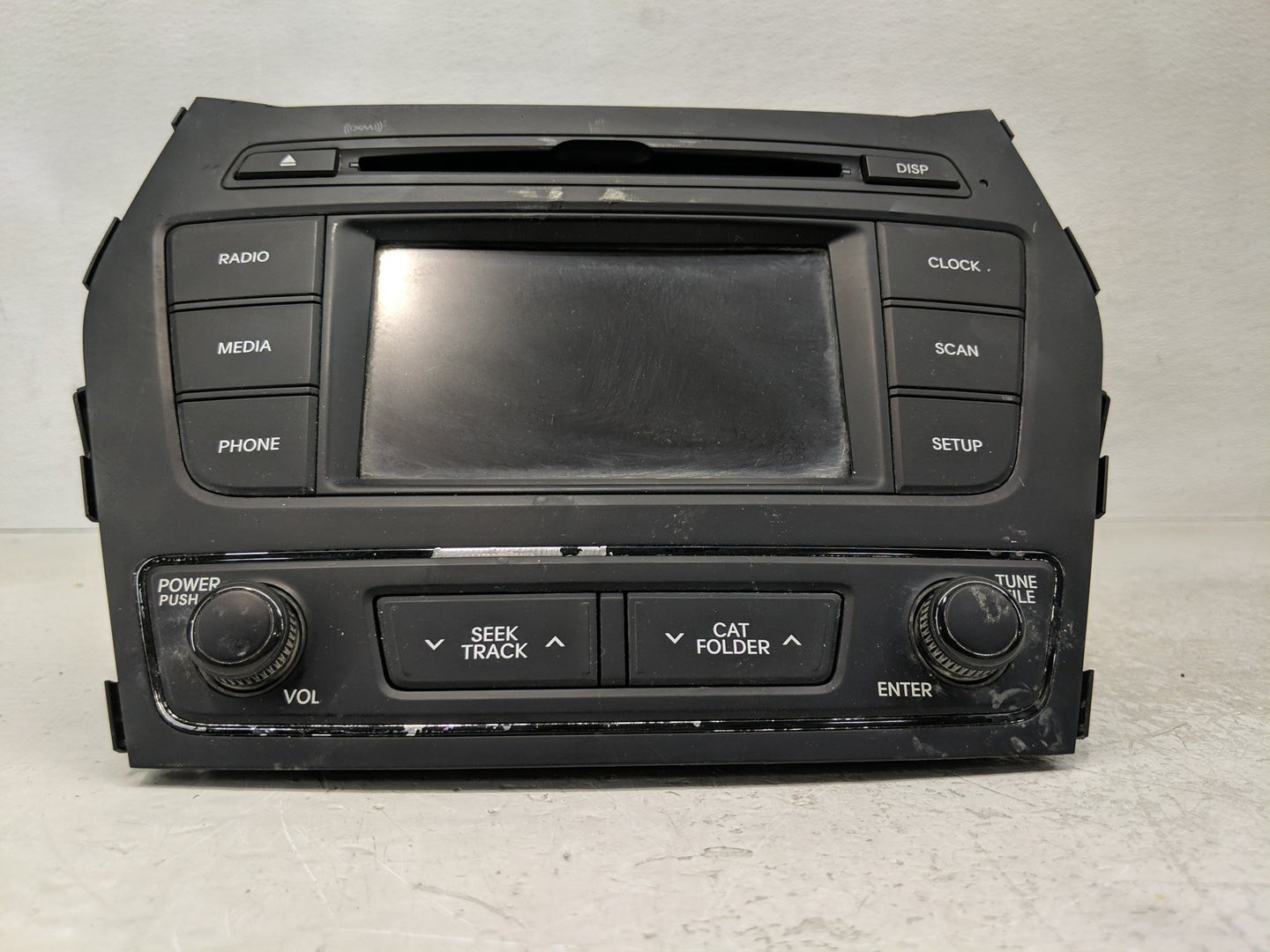 2017-2018 Hyundai Santa Fe Radio AM FM Cd Player Receiver Replacement P/N:96180-4Z6004X 96160-4Z004X Fits Fits 2017 2018 OEM