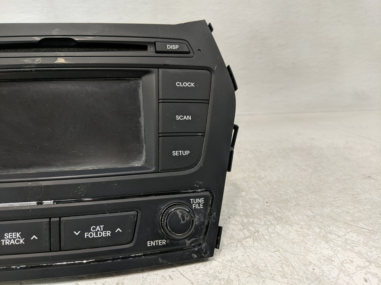 2017-2018 Hyundai Santa Fe Radio AM FM Cd Player Receiver Replacement P/N:96180-4Z6004X 96160-4Z004X Fits Fits 2017 2018 OEM