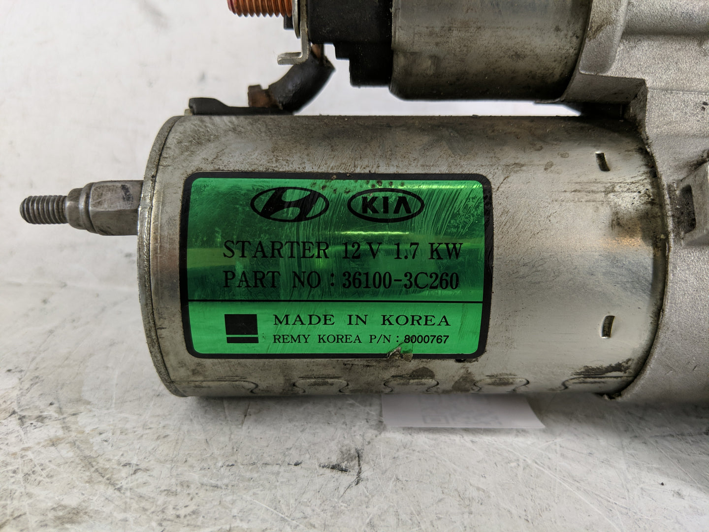 2015-2018 Hyundai Santa Fe Car Starter Motor Solenoid OEM P/N:36100-3C260 Fits Fits 2015 2016 2017 2018 2019 2020 OEM Used A