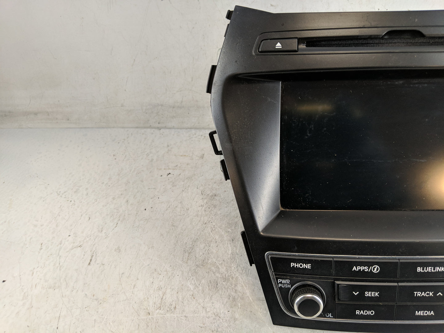 2017-2018 Hyundai Santa Fe Radio AM FM Cd Player Receiver Replacement P/N:96160-B8000NN5 Fits Fits 2017 2018 OEM Used Auto P