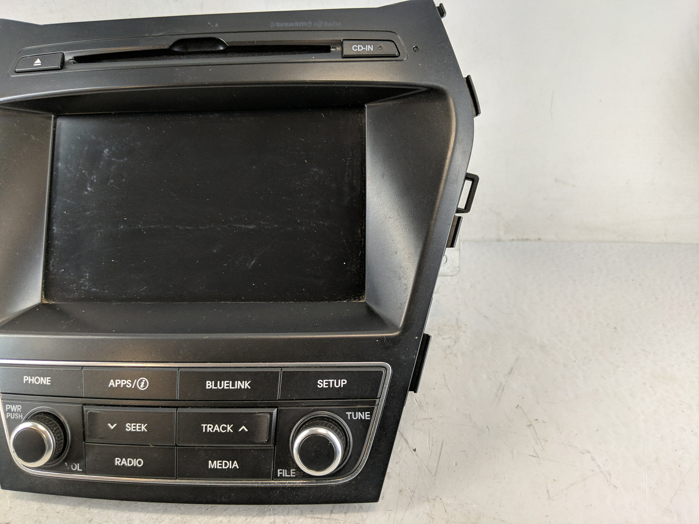 2017-2018 Hyundai Santa Fe Radio AM FM Cd Player Receiver Replacement P/N:96160-B8000NN5 Fits Fits 2017 2018 OEM Used Auto P