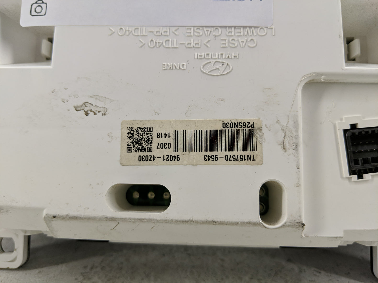 2017 Hyundai Santa Fe Instrument Cluster Speedometer Gauges Fits OEM Used Auto Parts - Oemusedautoparts1.com
