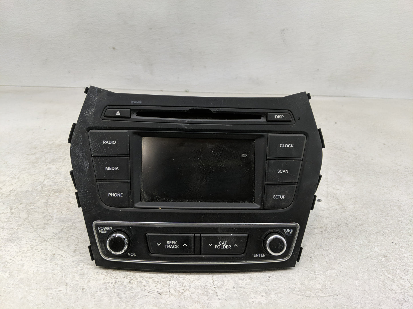 2013-2018 Hyundai Santa Fe Radio AM FM Cd Player Receiver Replacement P/N:96180-4Z6004X Fits Fits 2013 2014 2015 2016 2017 2