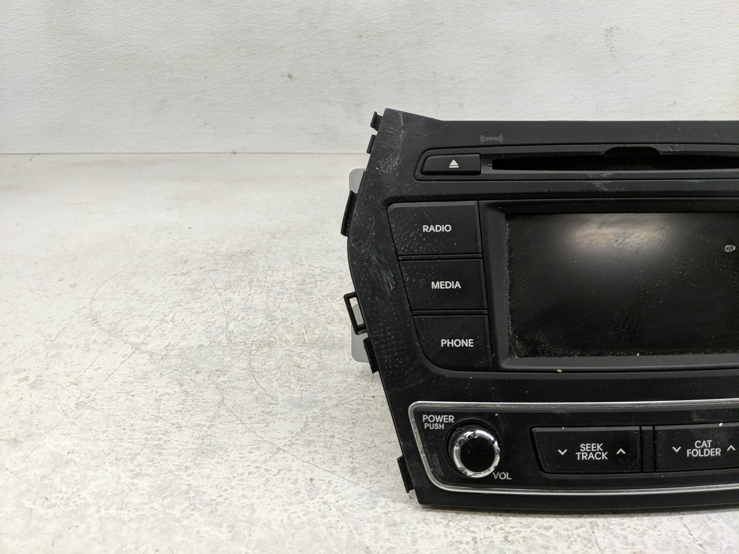 2013-2018 Hyundai Santa Fe Radio AM FM Cd Player Receiver Replacement P/N:96180-4Z6004X Fits Fits 2013 2014 2015 2016 2017 2