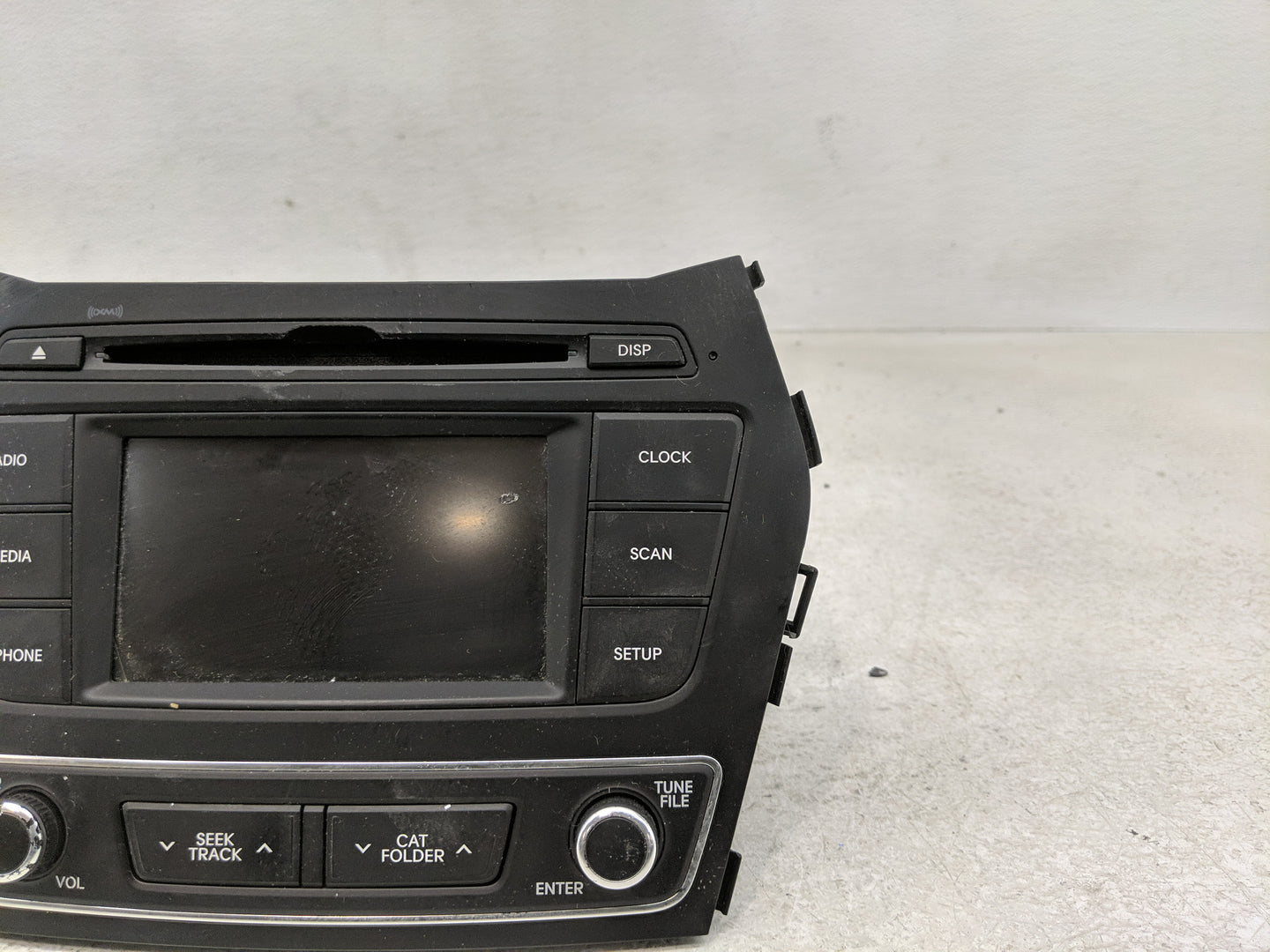 2013-2018 Hyundai Santa Fe Radio AM FM Cd Player Receiver Replacement P/N:96180-4Z6004X Fits Fits 2013 2014 2015 2016 2017 2