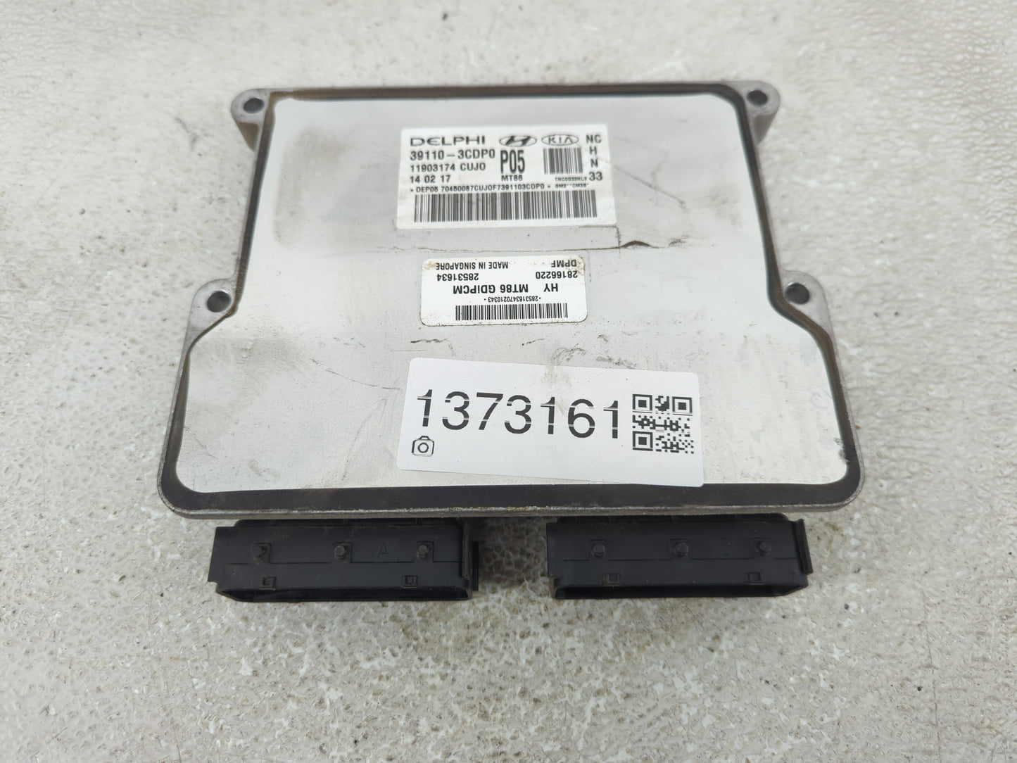 2017-2018 Hyundai Santa Fe PCM Engine Control Computer ECU ECM PCU OEM P/N:39110-3CDP0 Fits Fits 2017 2018 OEM Used Auto Par