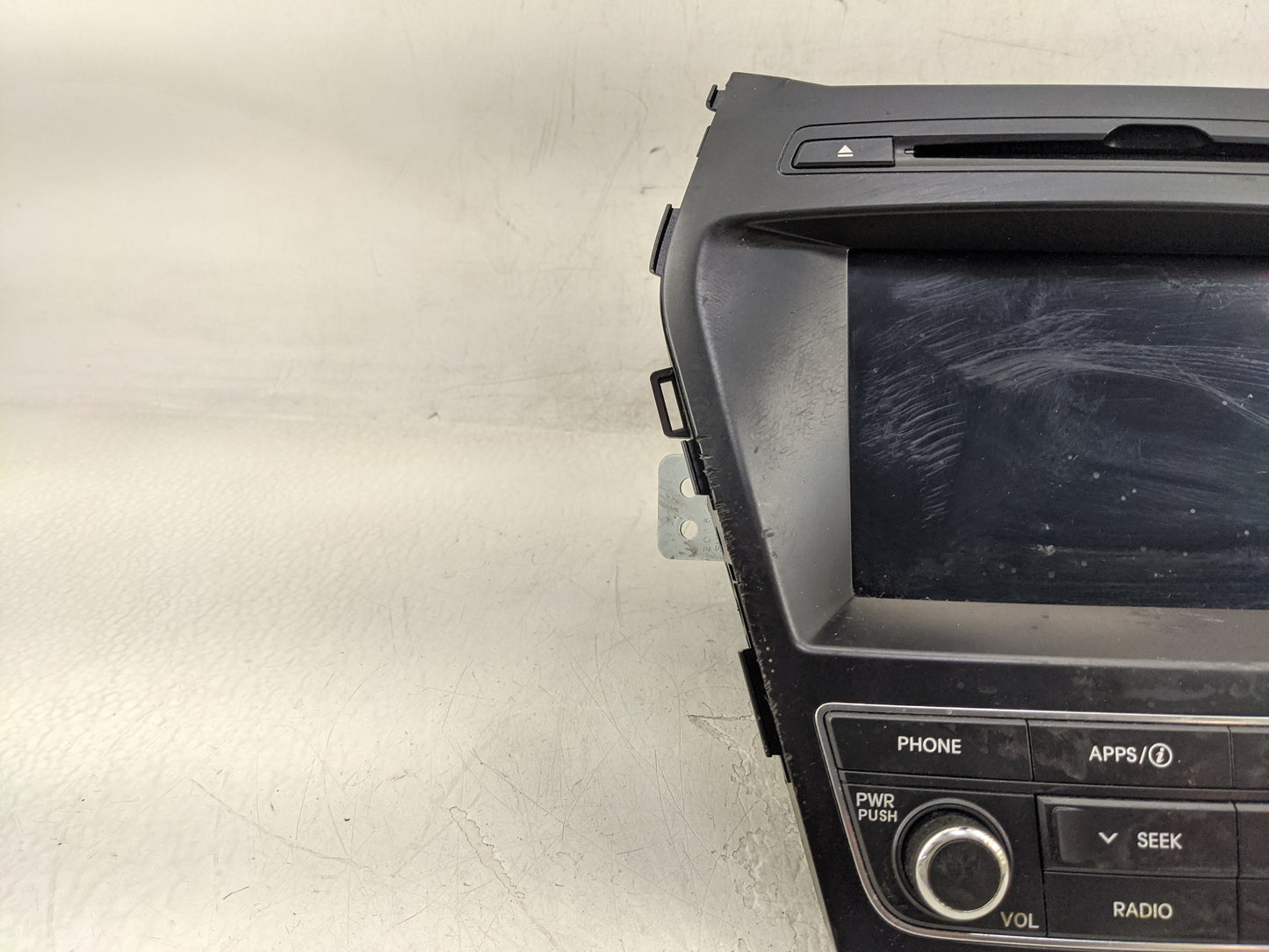 2017-2018 Hyundai Santa Fe Radio AM FM Cd Player Receiver Replacement P/N:96160-B8000NN5 Fits Fits 2017 2018 OEM Used Auto P