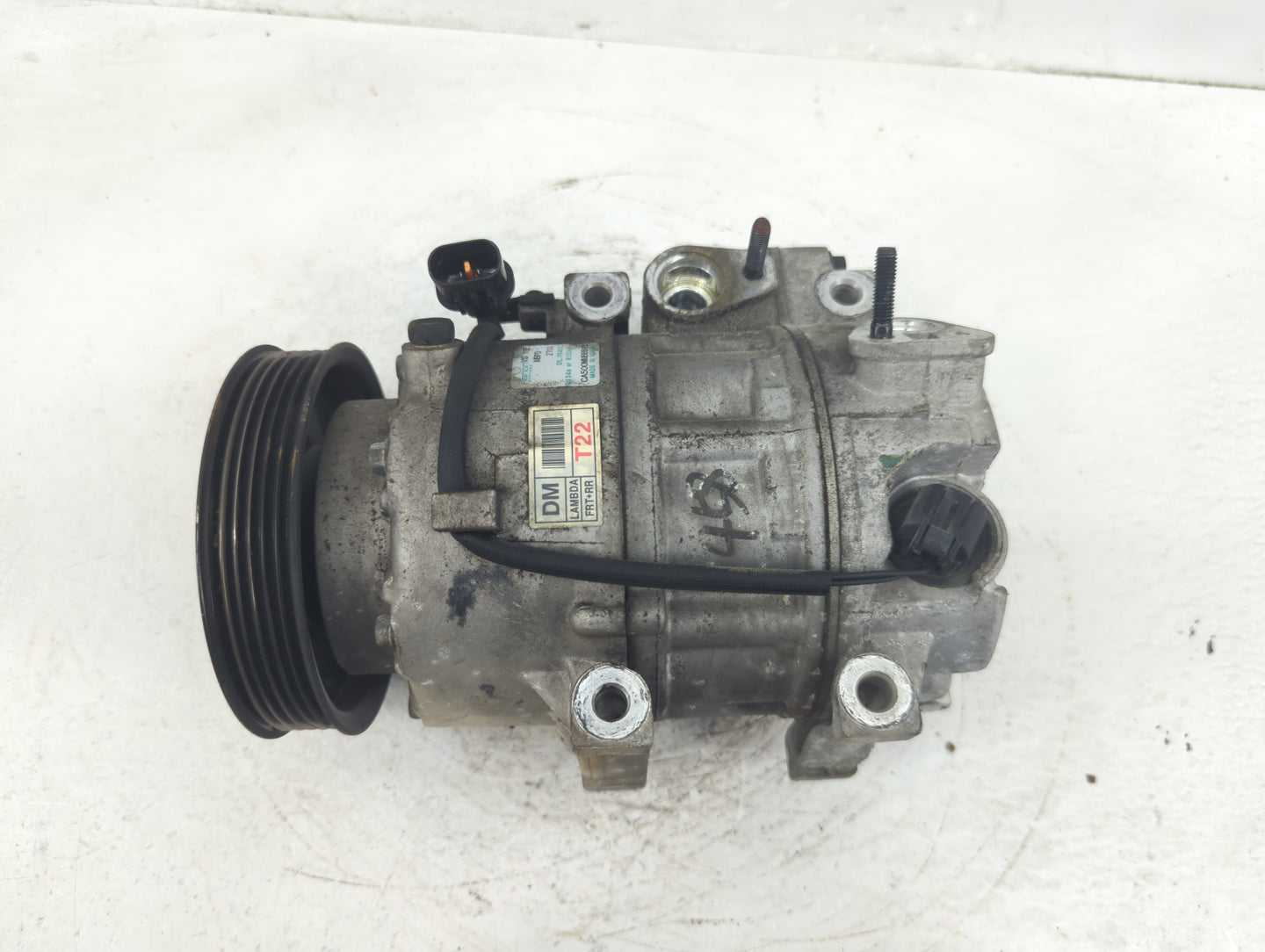 2015-2018 Hyundai Santa Fe Air Conditioning A/c Ac Compressor Oem - Oemusedautoparts1.com