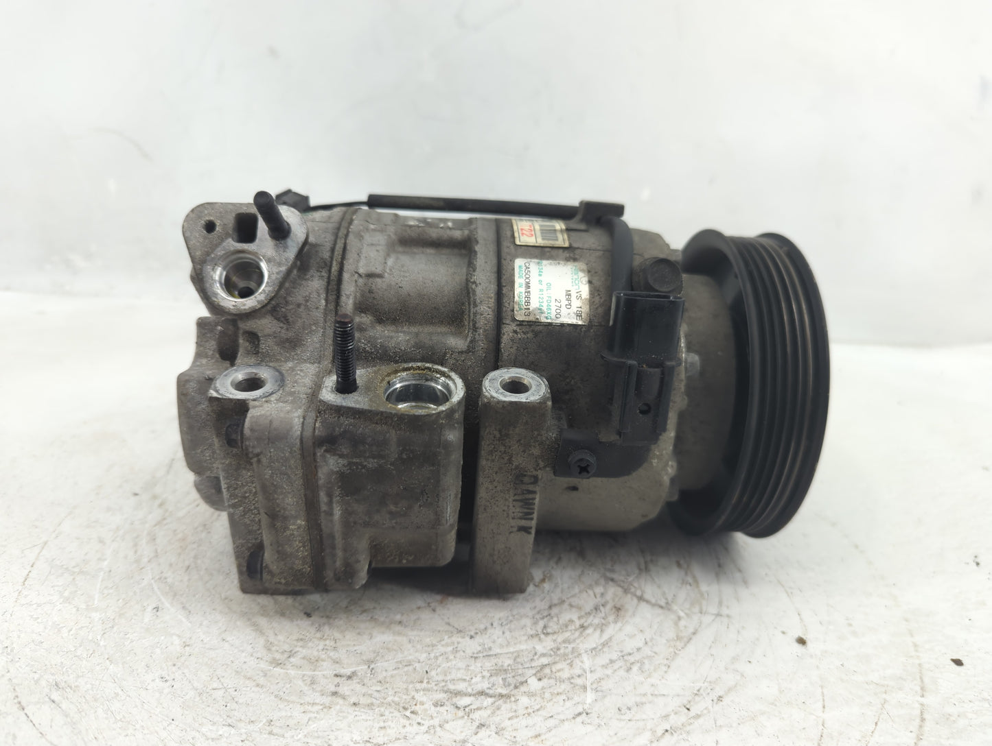 2015-2018 Hyundai Santa Fe Air Conditioning A/c Ac Compressor Oem - Oemusedautoparts1.com