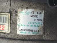 2015-2018 Hyundai Santa Fe Air Conditioning A/c Ac Compressor Oem - Oemusedautoparts1.com