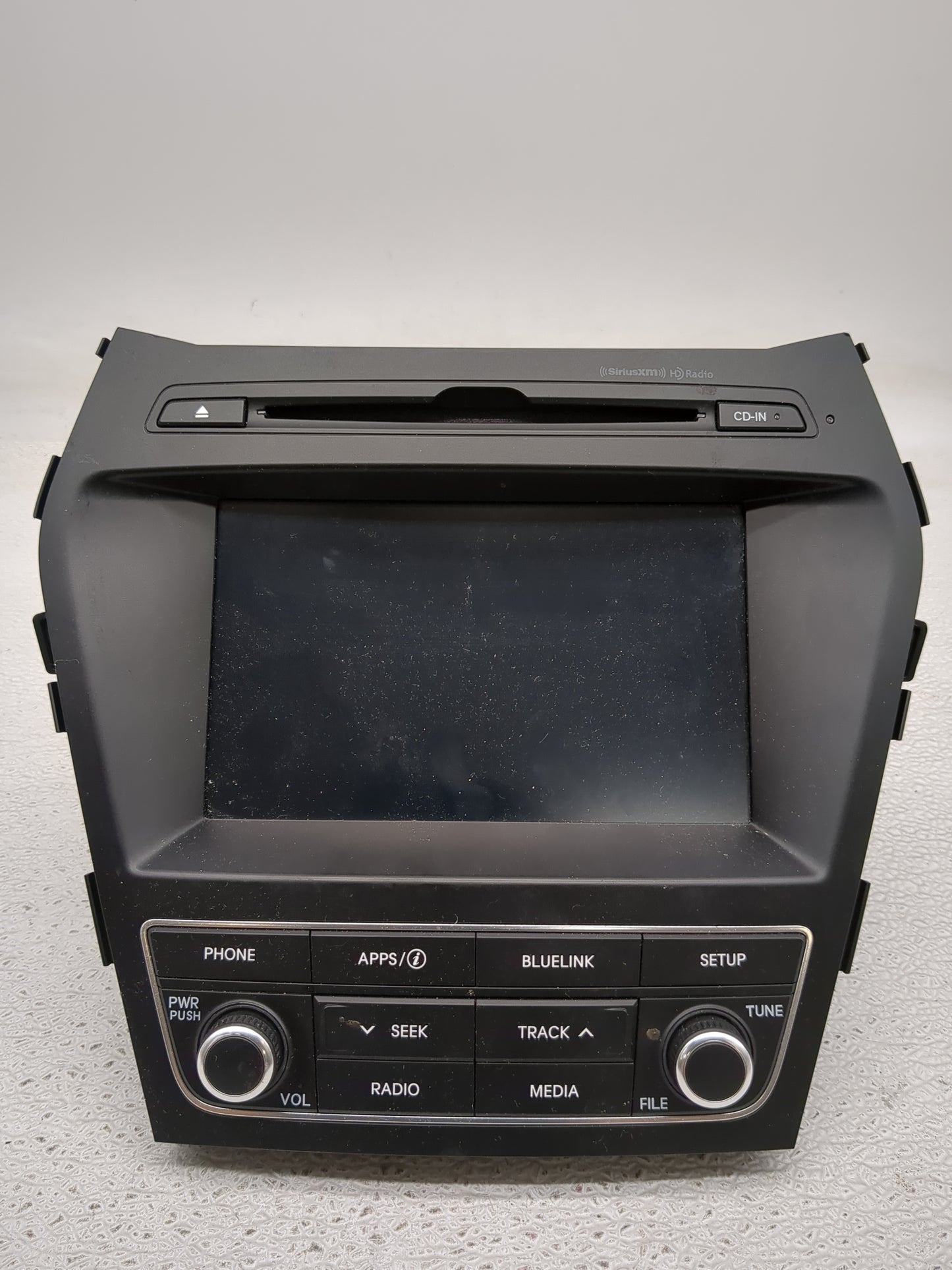 2017-2018 Hyundai Santa Fe Radio AM FM Cd Player Receiver Replacement P/N:6160-4Z0004X Fits Fits 2017 2018 OEM Used Auto Par