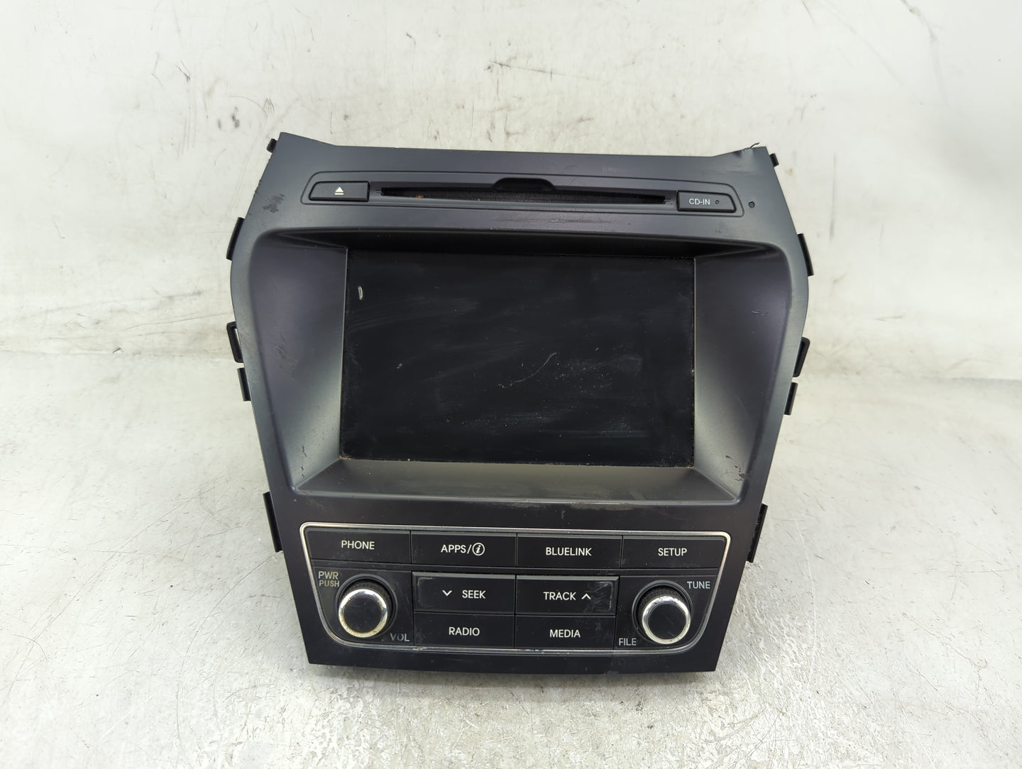 2017-2018 Hyundai Santa Fe Radio AM FM Cd Player Receiver Replacement P/N:96160-B8000NN5 Fits Fits 2017 2018 OEM Used Auto P