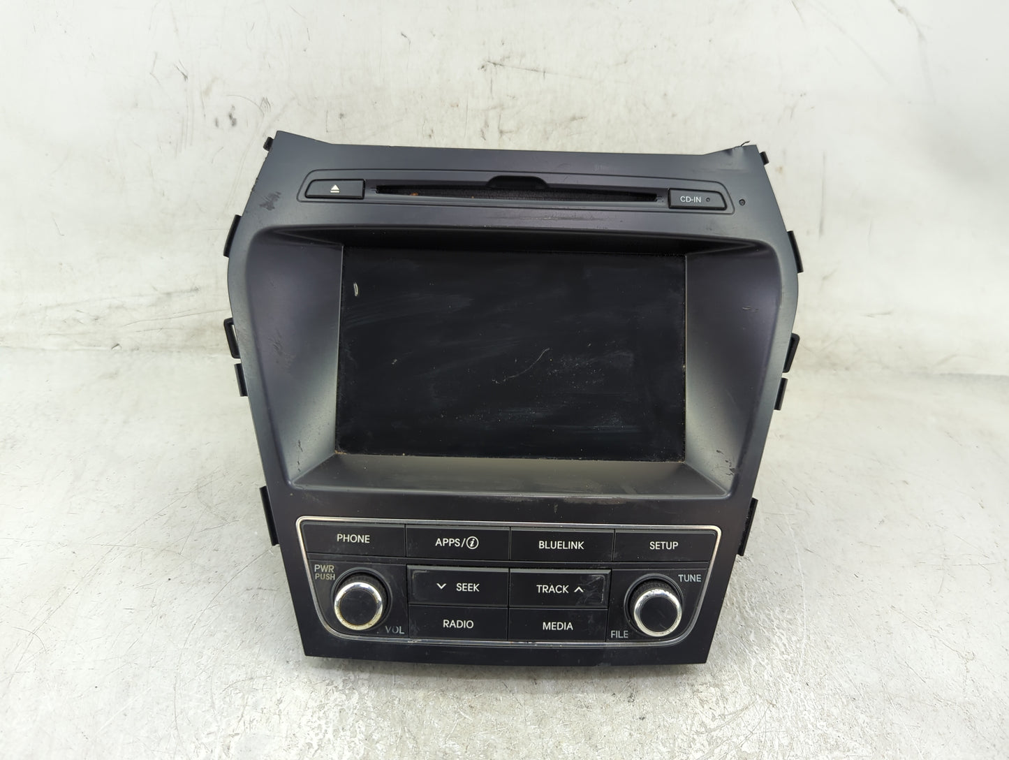 2017-2018 Hyundai Santa Fe Radio AM FM Cd Player Receiver Replacement P/N:96160-B8000NN5 Fits Fits 2017 2018 OEM Used Auto P