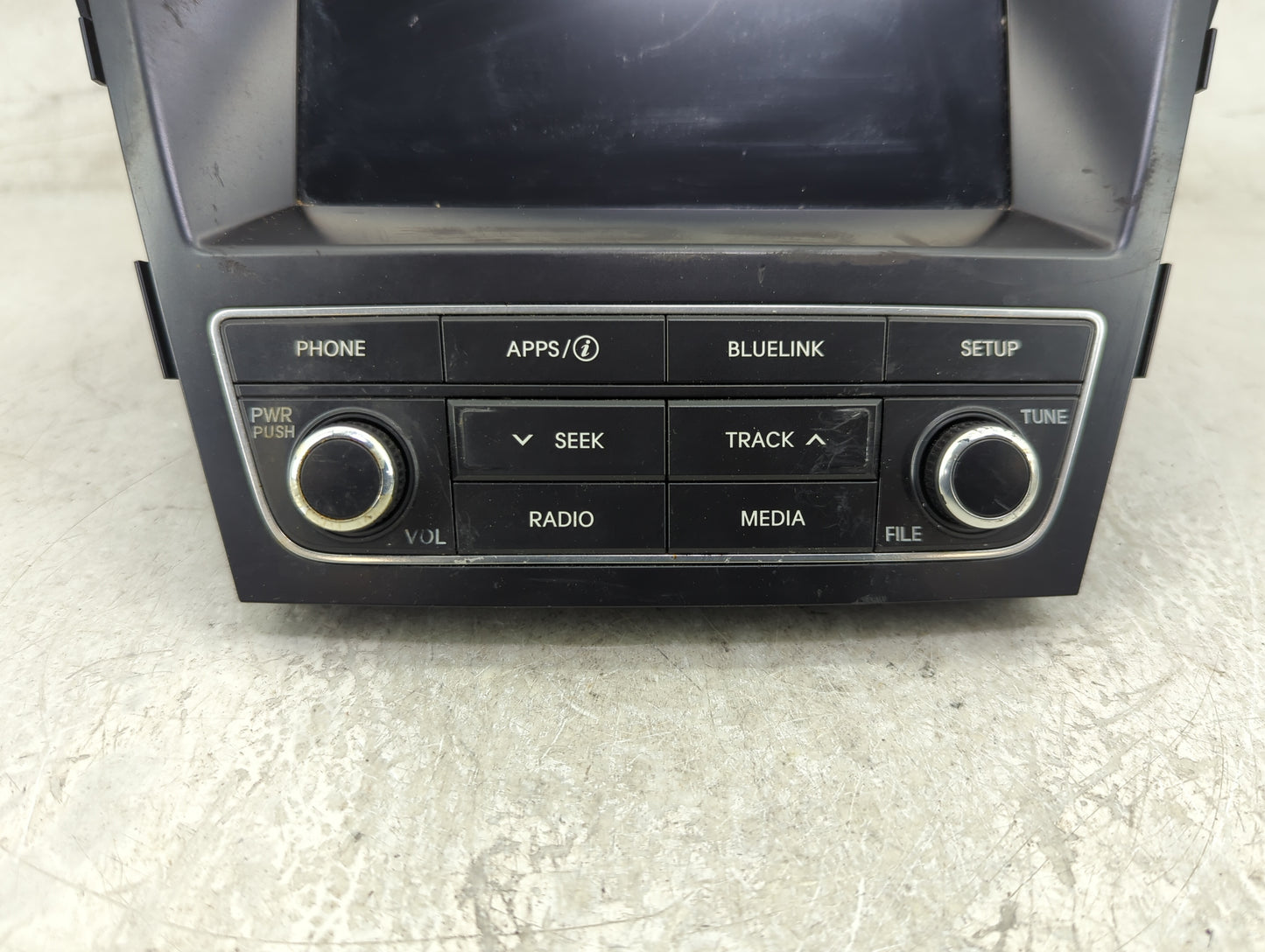 2017-2018 Hyundai Santa Fe Radio AM FM Cd Player Receiver Replacement P/N:96160-B8000NN5 Fits Fits 2017 2018 OEM Used Auto P