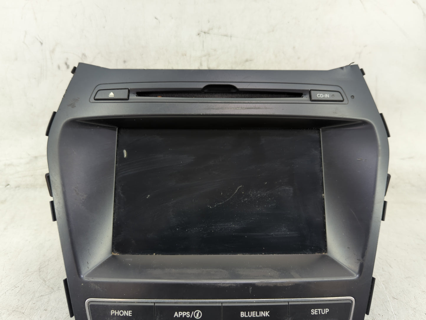 2017-2018 Hyundai Santa Fe Radio AM FM Cd Player Receiver Replacement P/N:96160-B8000NN5 Fits Fits 2017 2018 OEM Used Auto P