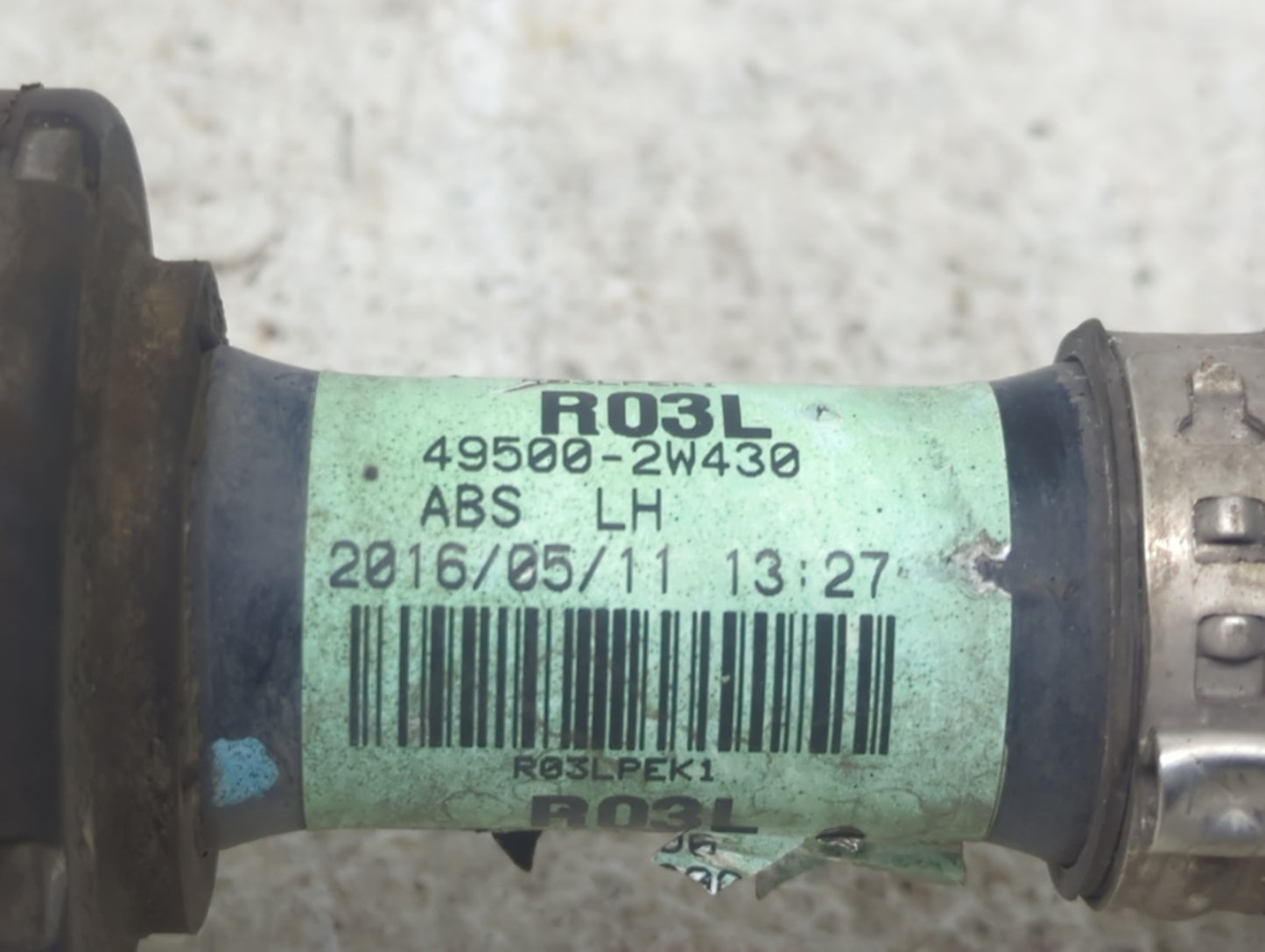 2017 Hyundai Santa Fe Axle Shaft Front Driver Cv C/v - Oemusedautoparts1.com