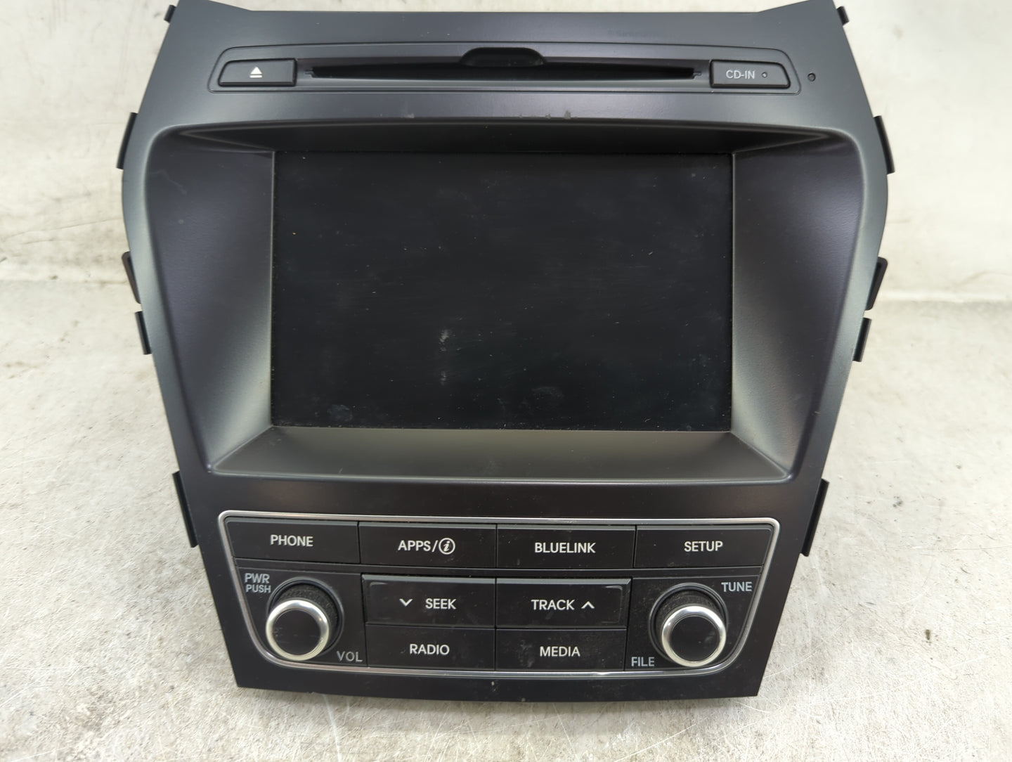 2017-2019 Hyundai Santa Fe Radio AM FM Cd Player Receiver Replacement P/N:96160-B8000NN5 AT140DPAN.L Fits Fits 2017 2018 201