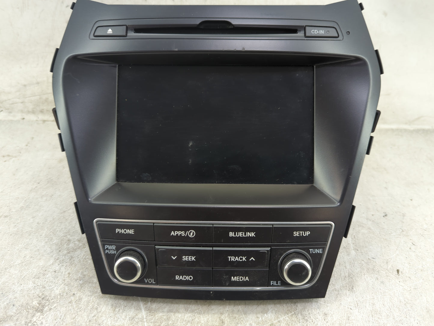 2017-2019 Hyundai Santa Fe Radio AM FM Cd Player Receiver Replacement P/N:96160-B8000NN5 AT140DPAN.L Fits Fits 2017 2018 201