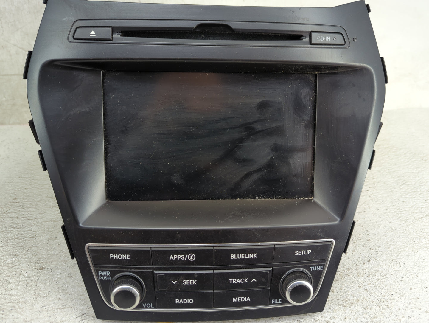 2017-2019 Hyundai Santa Fe Radio AM FM Cd Player Receiver Replacement P/N:AT140DPAN.L TQ8-AT140DPAN Fits Fits 2017 2018 2019