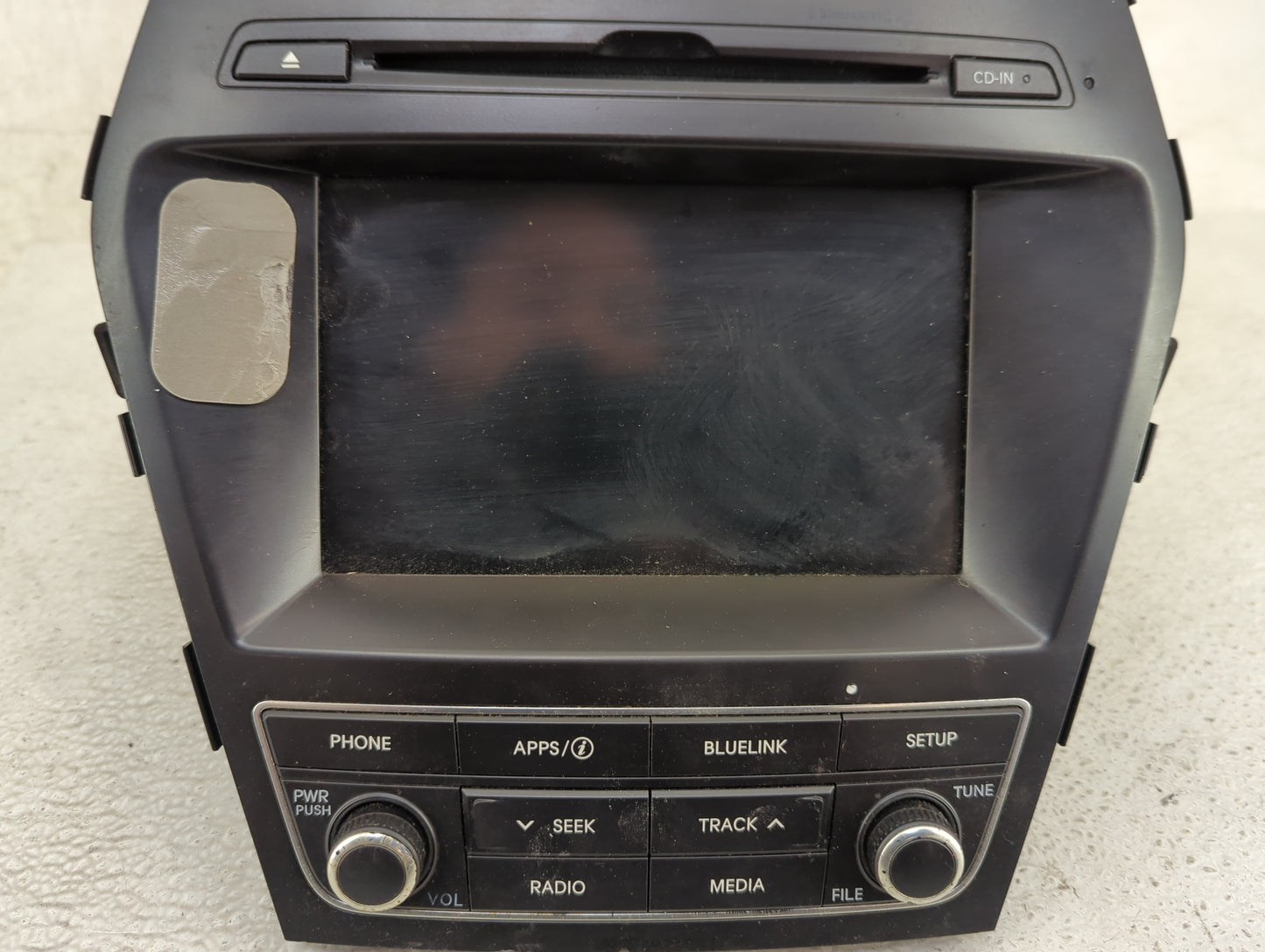 2017-2019 Hyundai Santa Fe Radio AM FM Cd Player Receiver Replacement P/N:96160-B8000NN5 AT140DPAN Fits Fits 2017 2018 2019 