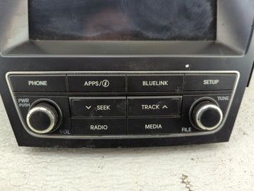 2017-2019 Hyundai Santa Fe Radio AM FM Cd Player Receiver Replacement P/N:96160-B8000NN5 AT140DPAN Fits Fits 2017 2018 2019 OEM Used Auto Parts