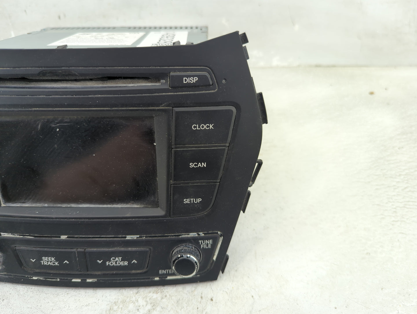 2017-2018 Hyundai Santa Fe Radio AM FM Cd Player Receiver Replacement P/N:96180-4Z6004X Fits Fits 2017 2018 OEM Used Auto Pa