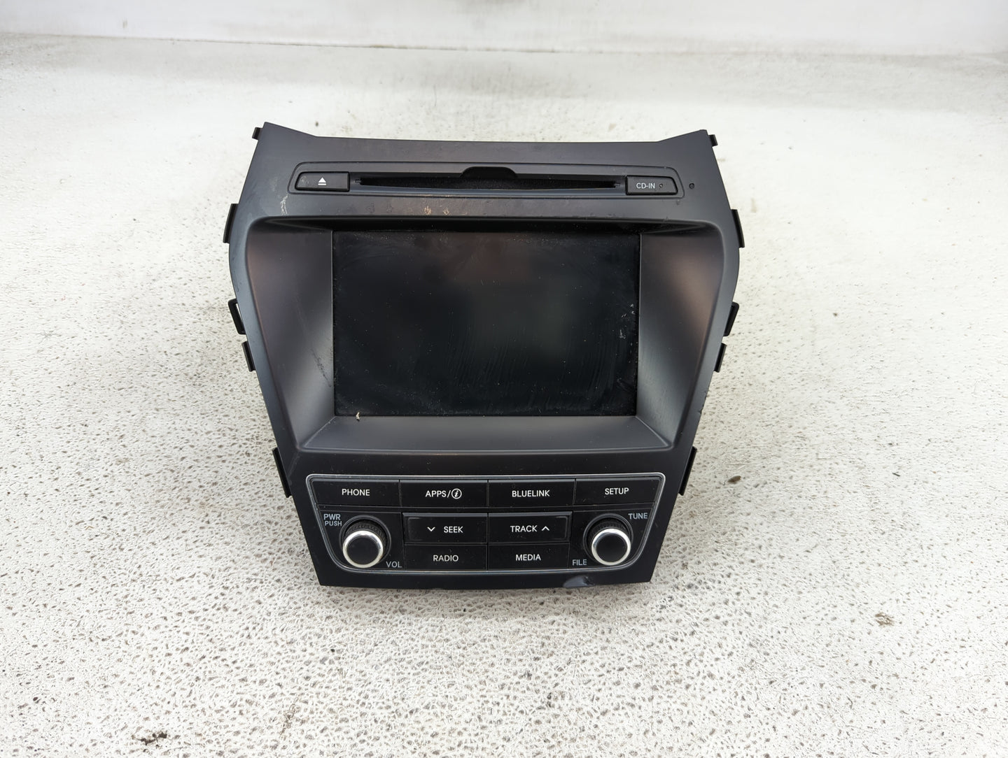2013-2018 Hyundai Santa Fe Radio AM FM Cd Player Receiver Replacement P/N:96160-B8000NN5 AT140DPAN,L Fits OEM Used Auto Part