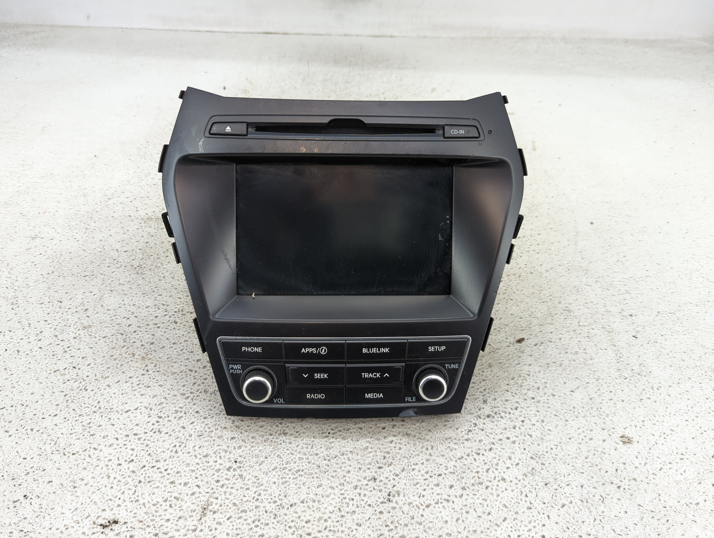 2013-2018 Hyundai Santa Fe Radio AM FM Cd Player Receiver Replacement P/N:96160-B8000NN5 AT140DPAN,L Fits OEM Used Auto Part
