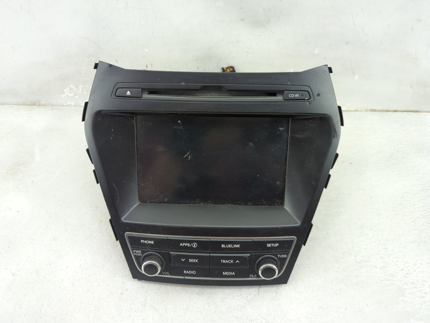 2017-2018 Hyundai Santa Fe Radio AM FM Cd Player Receiver Replacement P/N:96160-B8000NN5 AT140DPAN Fits Fits 2017 2018 OEM U