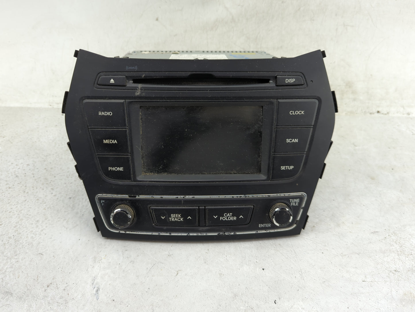 2017-2018 Hyundai Santa Fe Radio AM FM Cd Player Receiver Replacement P/N:961804Z6004X AM1B1DPAN Fits Fits 2017 2018 OEM Use