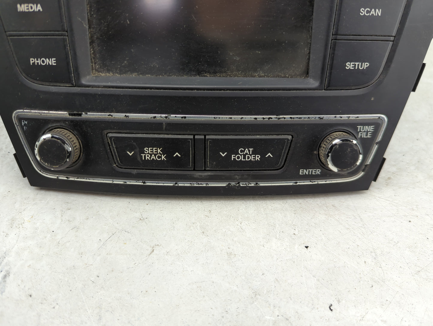 2017-2018 Hyundai Santa Fe Radio AM FM Cd Player Receiver Replacement P/N:961804Z6004X AM1B1DPAN Fits Fits 2017 2018 OEM Use