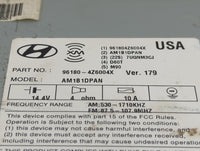 2017-2018 Hyundai Santa Fe Radio AM FM Cd Player Receiver Replacement P/N:961804Z6004X AM1B1DPAN Fits Fits 2017 2018 OEM Use