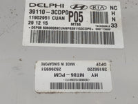 2017-2018 Hyundai Santa Fe PCM Engine Control Computer ECU ECM PCU OEM P/N:39110-3CDP0 11902951 Fits Fits 2017 2018 OEM Used