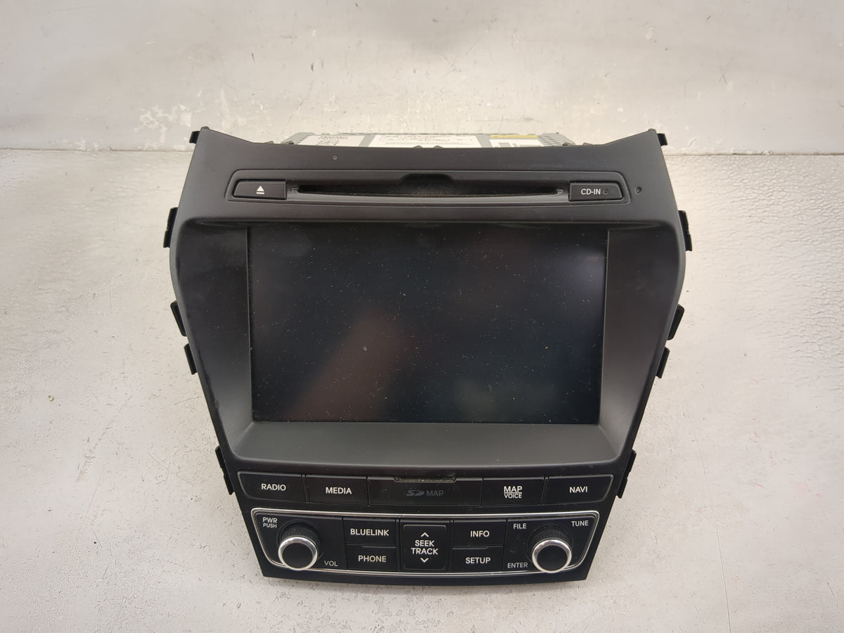 2017 Hyundai Santa Fe Radio AM FM Cd Player Receiver Replacement P/N:96560-B8510NN5 AT240DPAN, D3965 51050 Fits OEM Used Aut