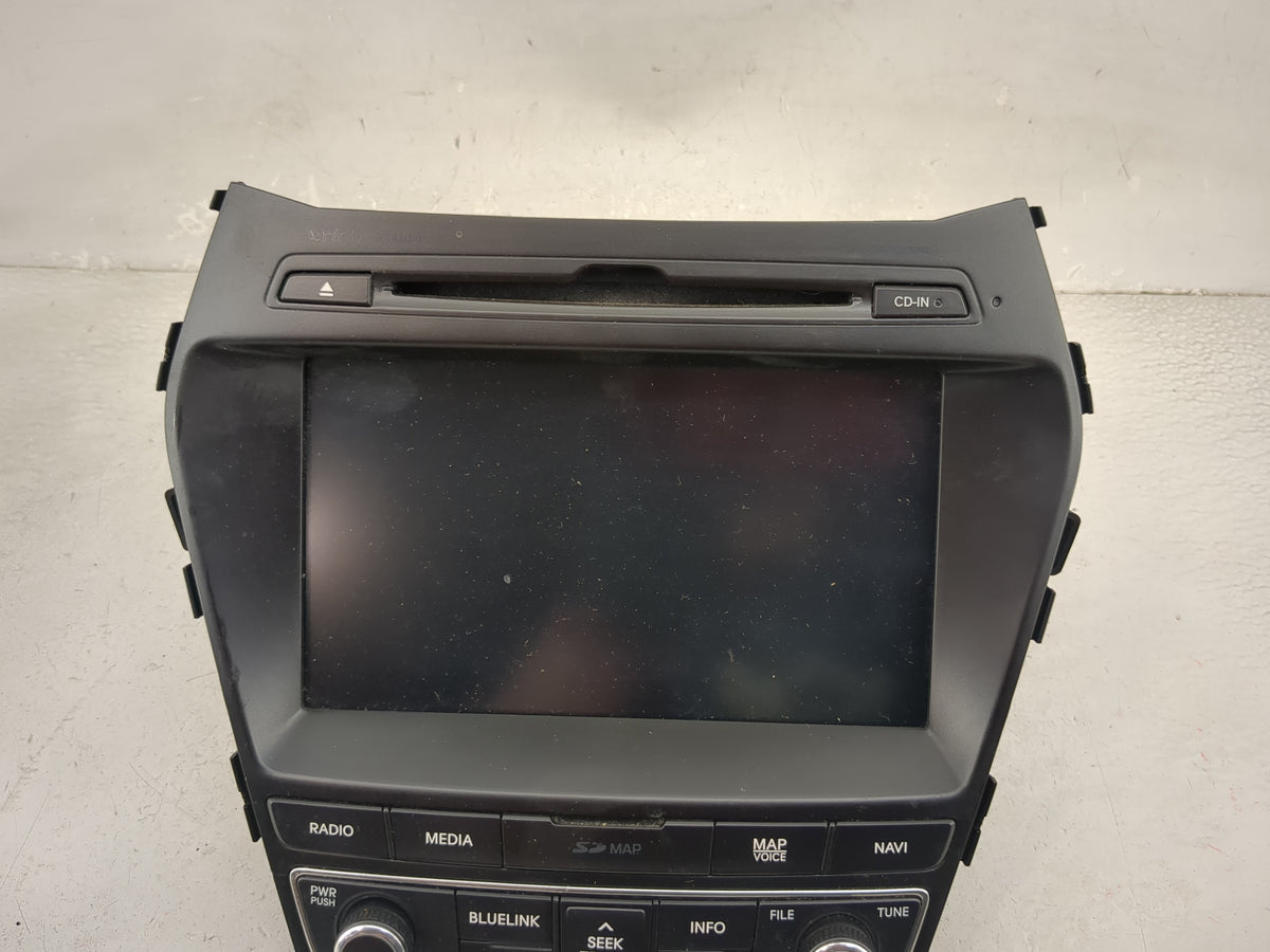 2017 Hyundai Santa Fe Radio AM FM Cd Player Receiver Replacement P/N:96560-B8510NN5 AT240DPAN, D3965 51050 Fits OEM Used Aut