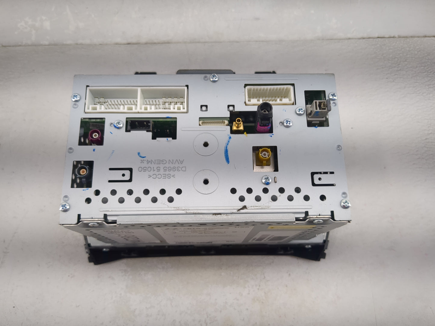 2017 Hyundai Santa Fe Radio AM FM Cd Player Receiver Replacement P/N:96560-B8510NN5 AT240DPAN, D3965 51050 Fits OEM Used Aut
