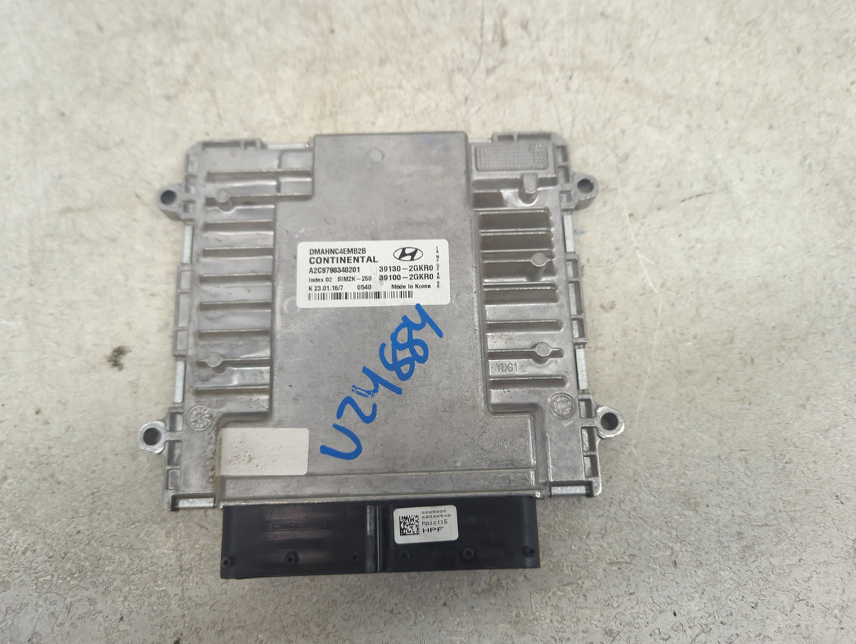 2017 Hyundai Santa Fe PCM Engine Control Computer ECU ECM PCU OEM P/N:39130-2GKR0 39100-2GKR0, A2C9798340201, DMAHNC4EMB2B F