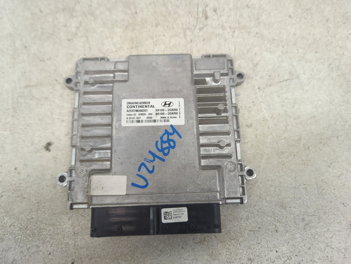 2017 Hyundai Santa Fe PCM Engine Control Computer ECU ECM PCU OEM P/N:39130-2GKR0 39100-2GKR0, A2C9798340201, DMAHNC4EMB2B F