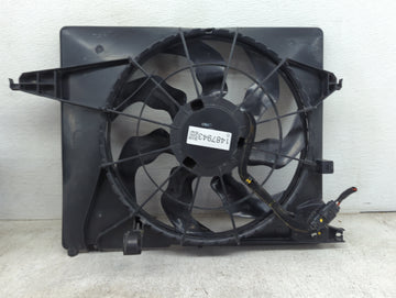 2017 Hyundai Santa Fe Electric Radiator Cooling Fan Motor Assembly Fits OEM Used Auto Parts - Oemusedautoparts1.com