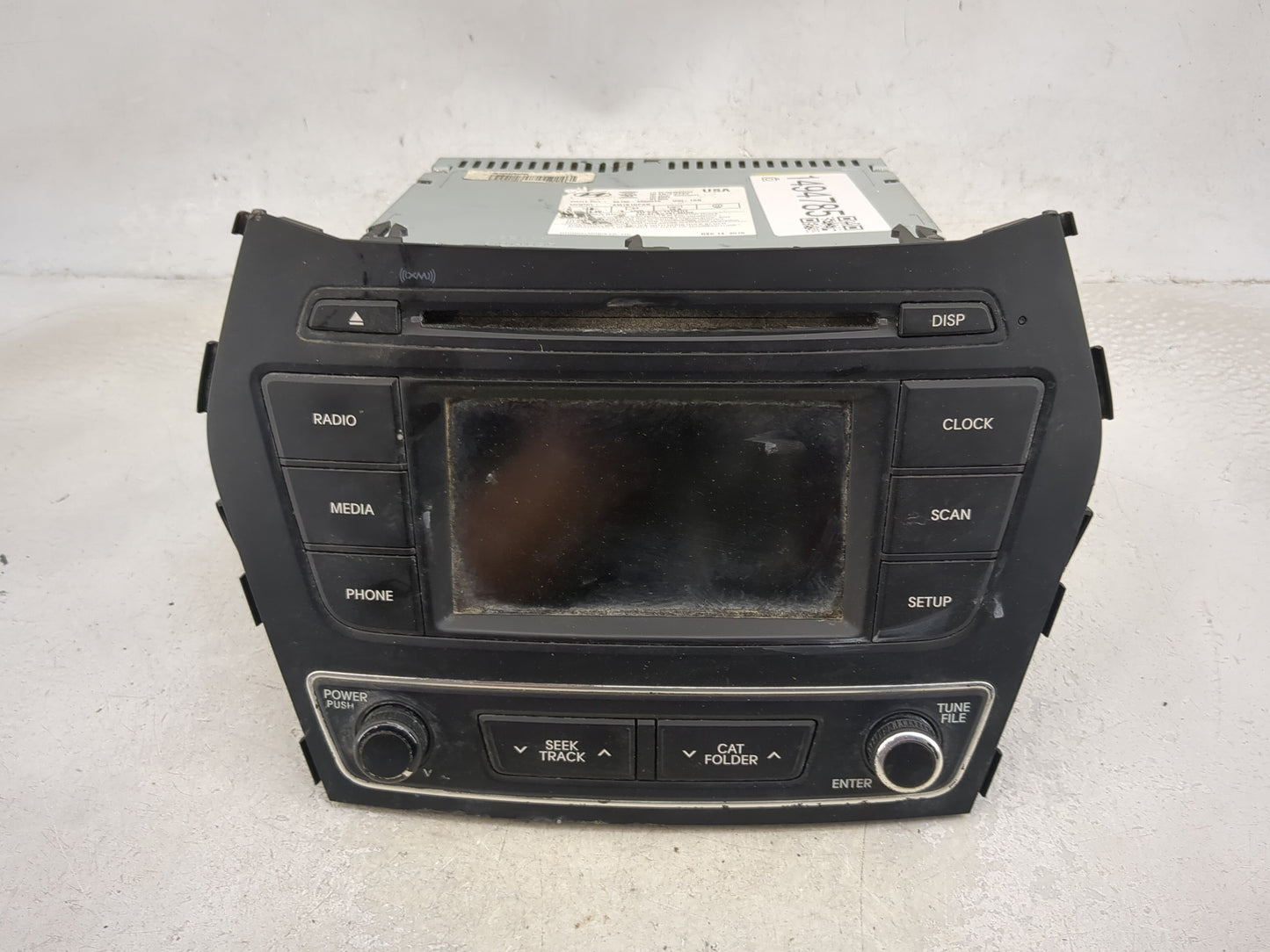 2017-2018 Hyundai Santa Fe Radio AM FM Cd Player Receiver Replacement P/N:961804Z6004X AM1B1DPAN, RHNJH347 Fits Fits 2017 20