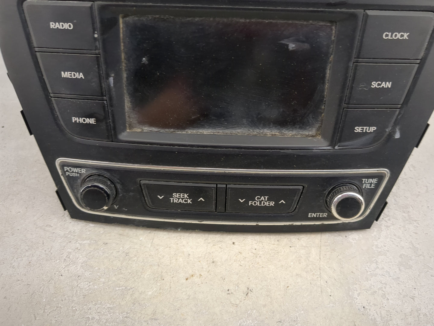 2017-2018 Hyundai Santa Fe Radio AM FM Cd Player Receiver Replacement P/N:961804Z6004X AM1B1DPAN, RHNJH347 Fits Fits 2017 20