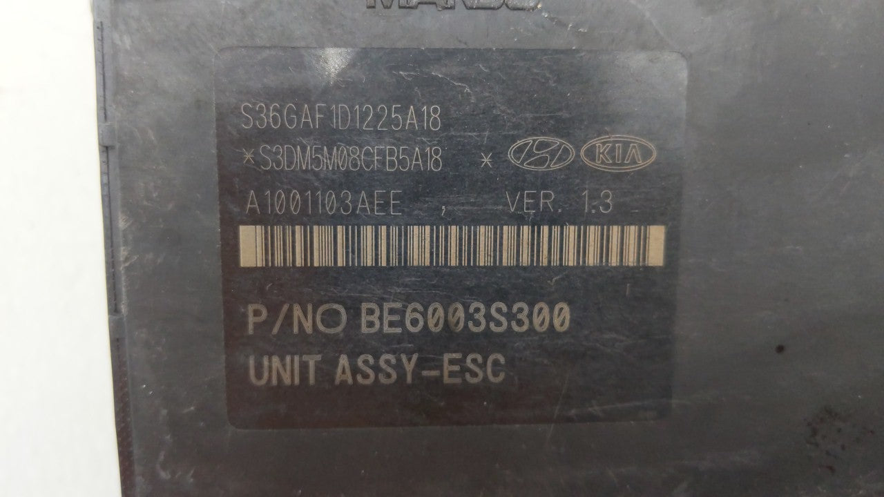 2017-2018 Hyundai Santa Fe ABS Pump Control Module Replacement P/N:58920-4Z300 BE6003S300 Fits Fits 2017 2018 OEM Used Auto 