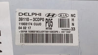 2017-2018 Hyundai Santa Fe PCM Engine Control Computer ECU ECM PCU OEM P/N:39110-3CDP0 Fits Fits 2017 2018 OEM Used Auto Par