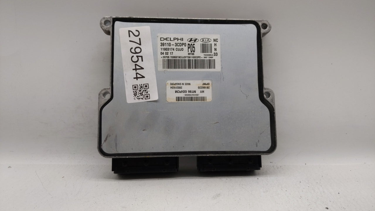 2017-2018 Hyundai Santa Fe PCM Engine Control Computer ECU ECM PCU OEM P/N:39110-3CDP0 Fits Fits 2017 2018 OEM Used Auto Par