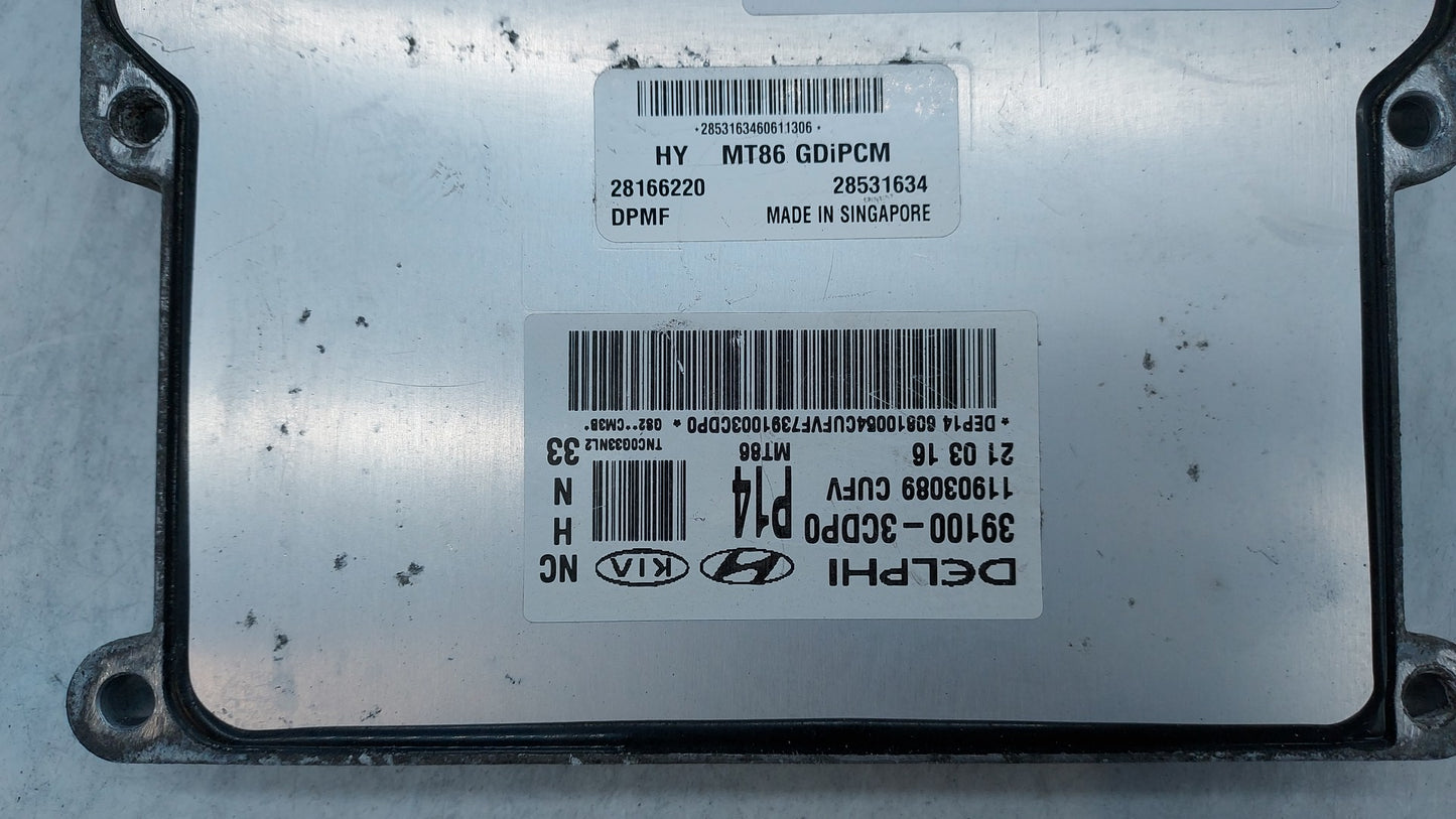 2017-2018 Hyundai Santa Fe PCM Engine Control Computer ECU ECM PCU OEM P/N:39110-3CDP0 39100-3CDP1 Fits Fits 2017 2018 OEM U