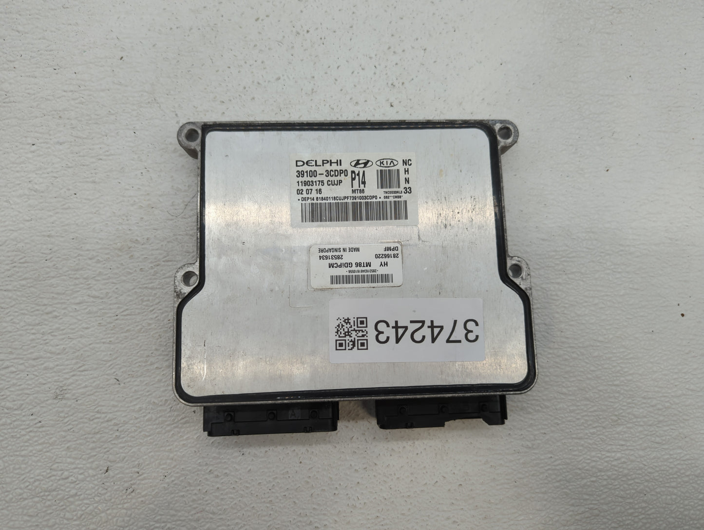 2017-2018 Hyundai Santa Fe PCM Engine Control Computer ECU ECM PCU OEM P/N:39110-3CDP0 39100-3CDP1 Fits Fits 2017 2018 OEM U