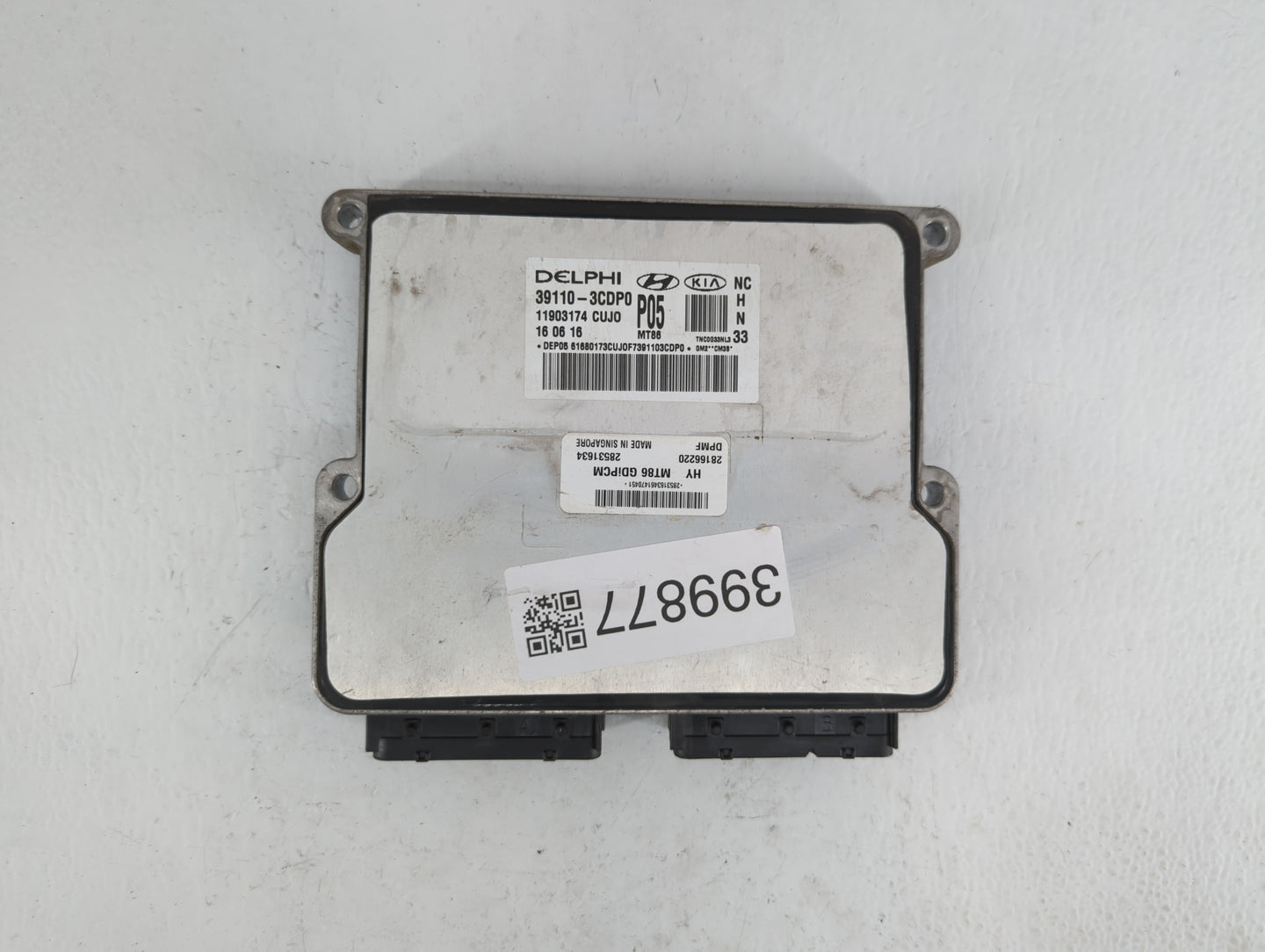 2017-2018 Hyundai Santa Fe PCM Engine Control Computer ECU ECM PCU OEM P/N:39110-3CDP0 39100-3CDP1 Fits Fits 2017 2018 OEM U